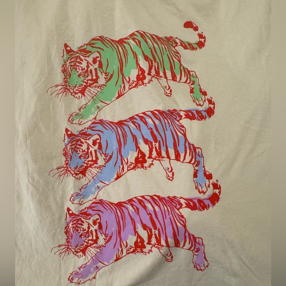 Dressed in Lala_Sticks and Stones Oversized Tiger Tee - Picture 3 of 3